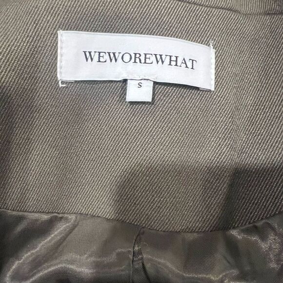 NWOT WeWoreWhat double breasted Boxy women's blazer oversized size small - Picture 11 of 14